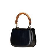 グッチ バンブー ハンドバッグ ショルダーバッグ 2WAY 000 1364 ブラック ブラウン レザー レディース GUCCI 【中古】